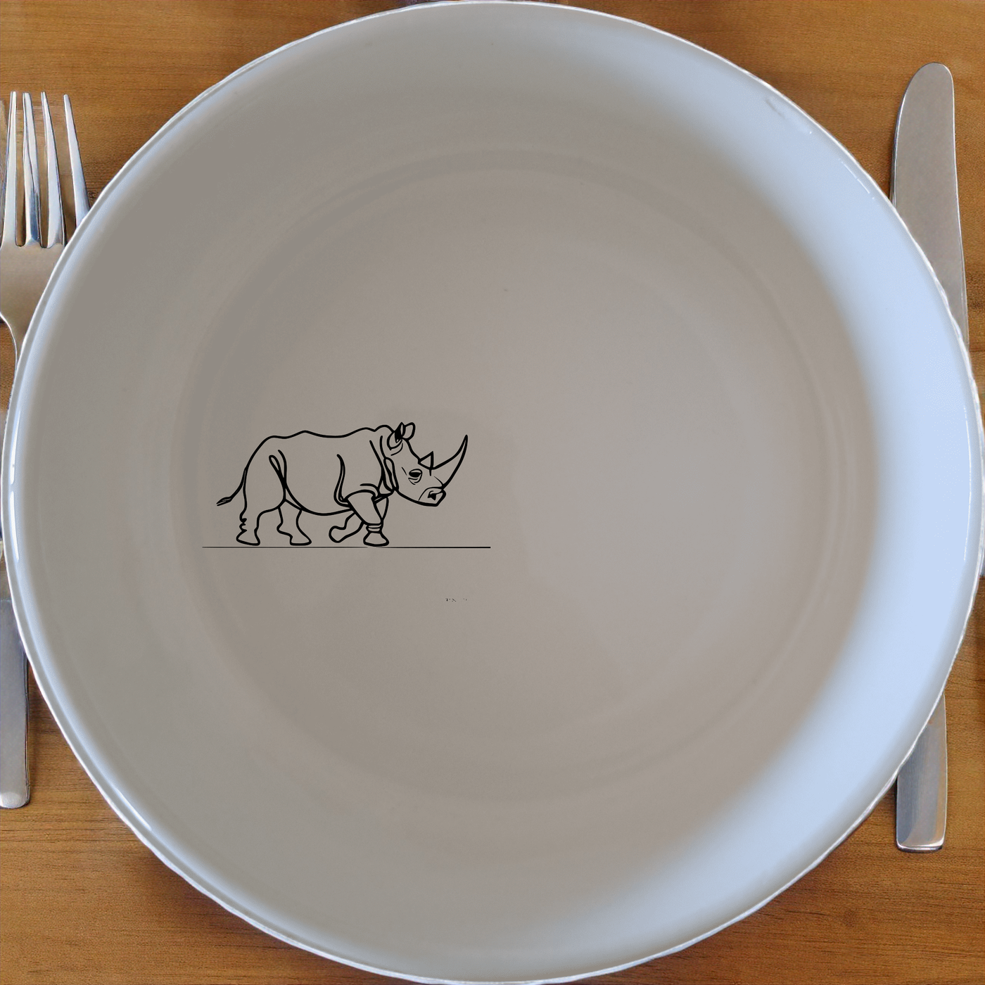 Charging Rhino Horn Bowl Set of 4 - Range 3 is a stylish and unique addition to your dining collection, featuring elegant designs perfect for any occasion.