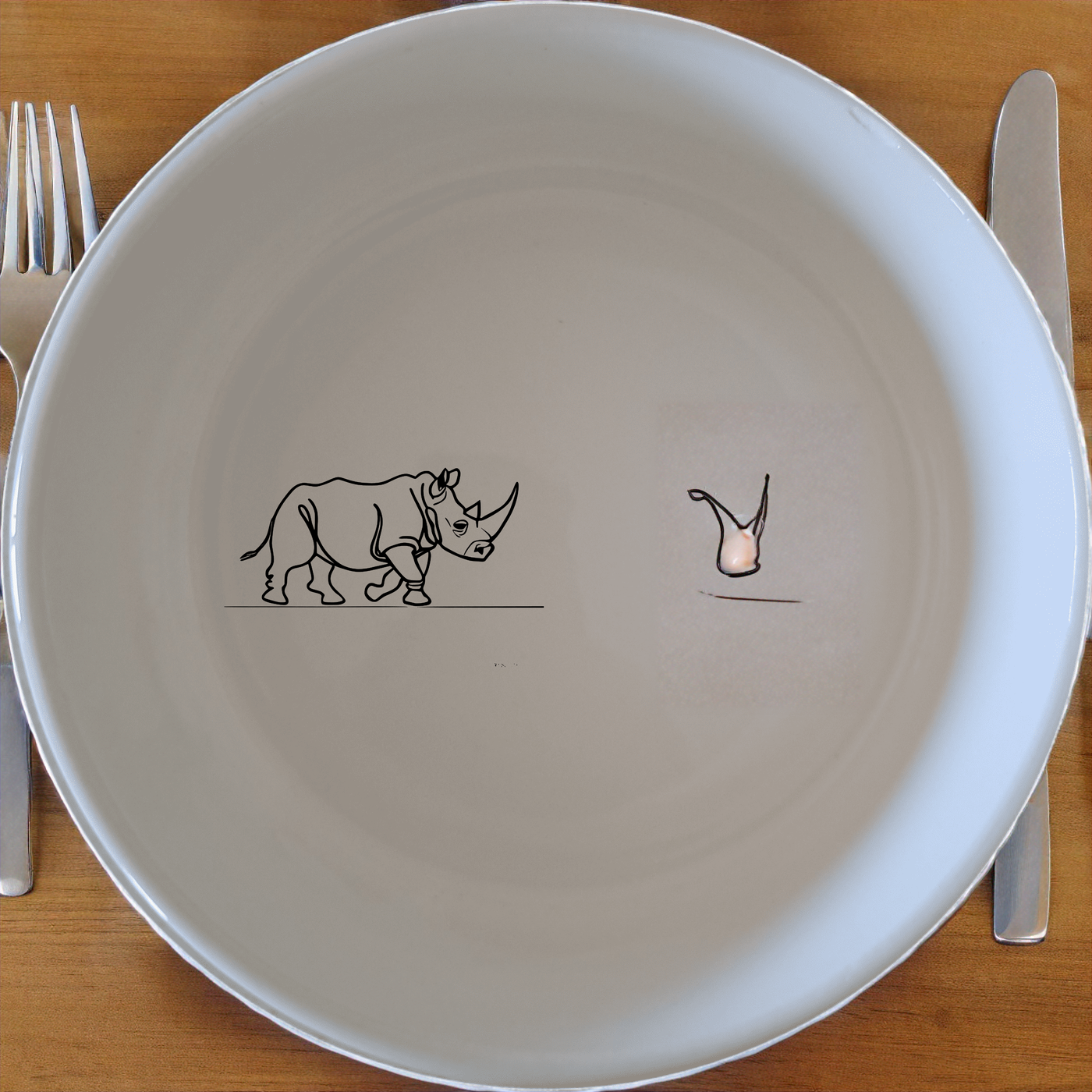 Charging Rhino Horn Bowl Set of 4 - Range 3 is a stylish and unique addition to your dining collection, featuring elegant designs perfect for any occasion.