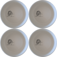 Crouching Lion Bowl Set of 4 - Range 4 is a stylish and elegant addition to your kitchen, perfect for everyday use or special occasions.