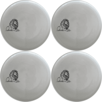 Crouching Lion Mane Side Plate Set of 4 - Range 3 adds a touch of wild elegance to your dining table. Perfect for everyday use or special occasions.