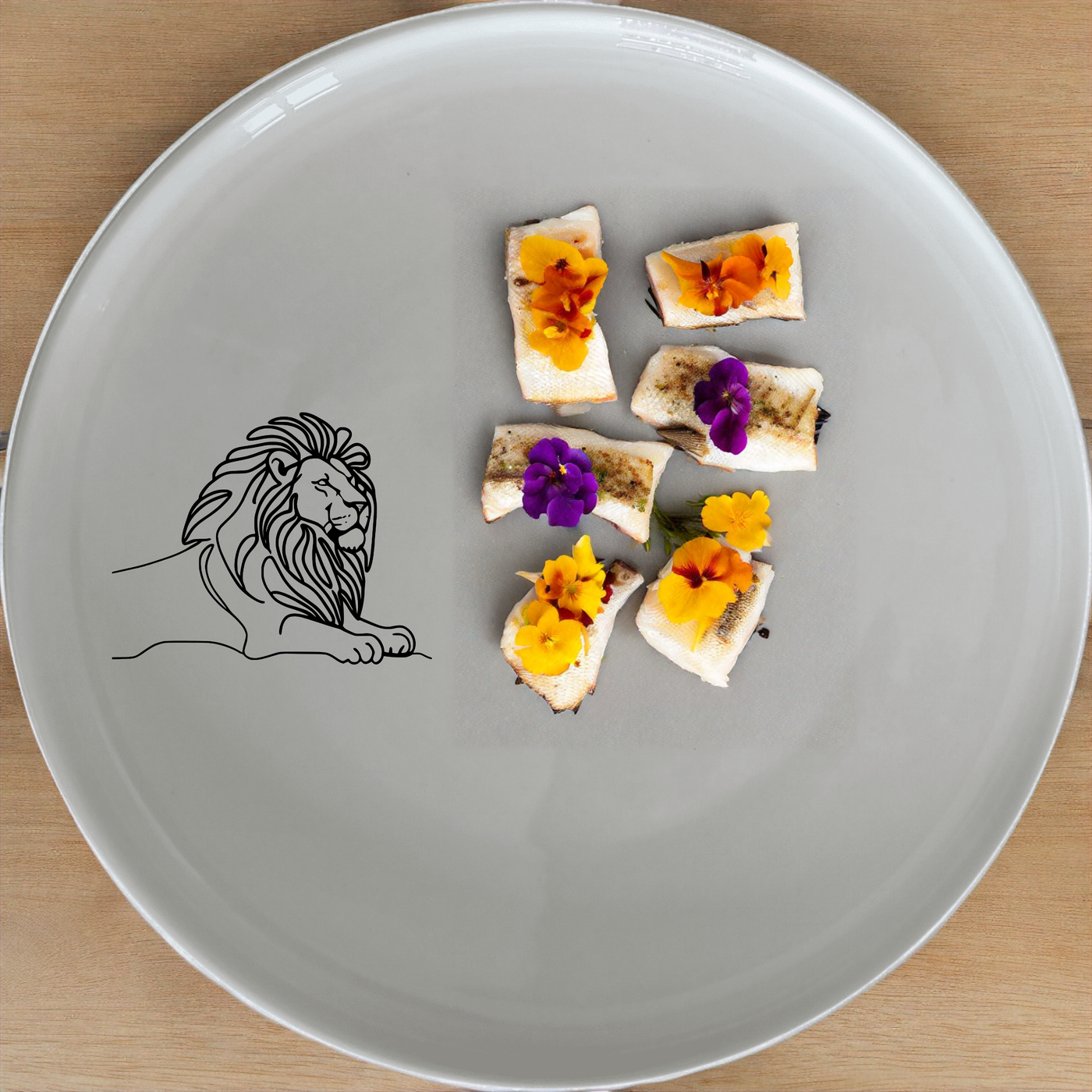 The Crouching Lion Mane Flowing Wind Dinner Set of 12 brings a touch of artistic elegance to your dining experience with its unique design and premium quality.