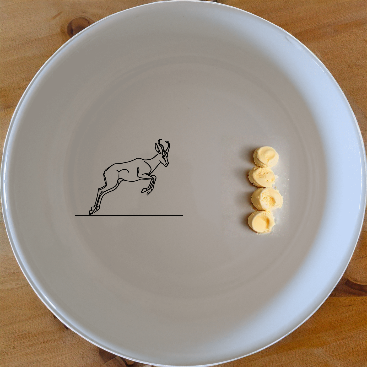 Springbok Leaping Bowl Set of 4 - Range 1 is a stylish and modern addition to your kitchen, perfect for any occasion.