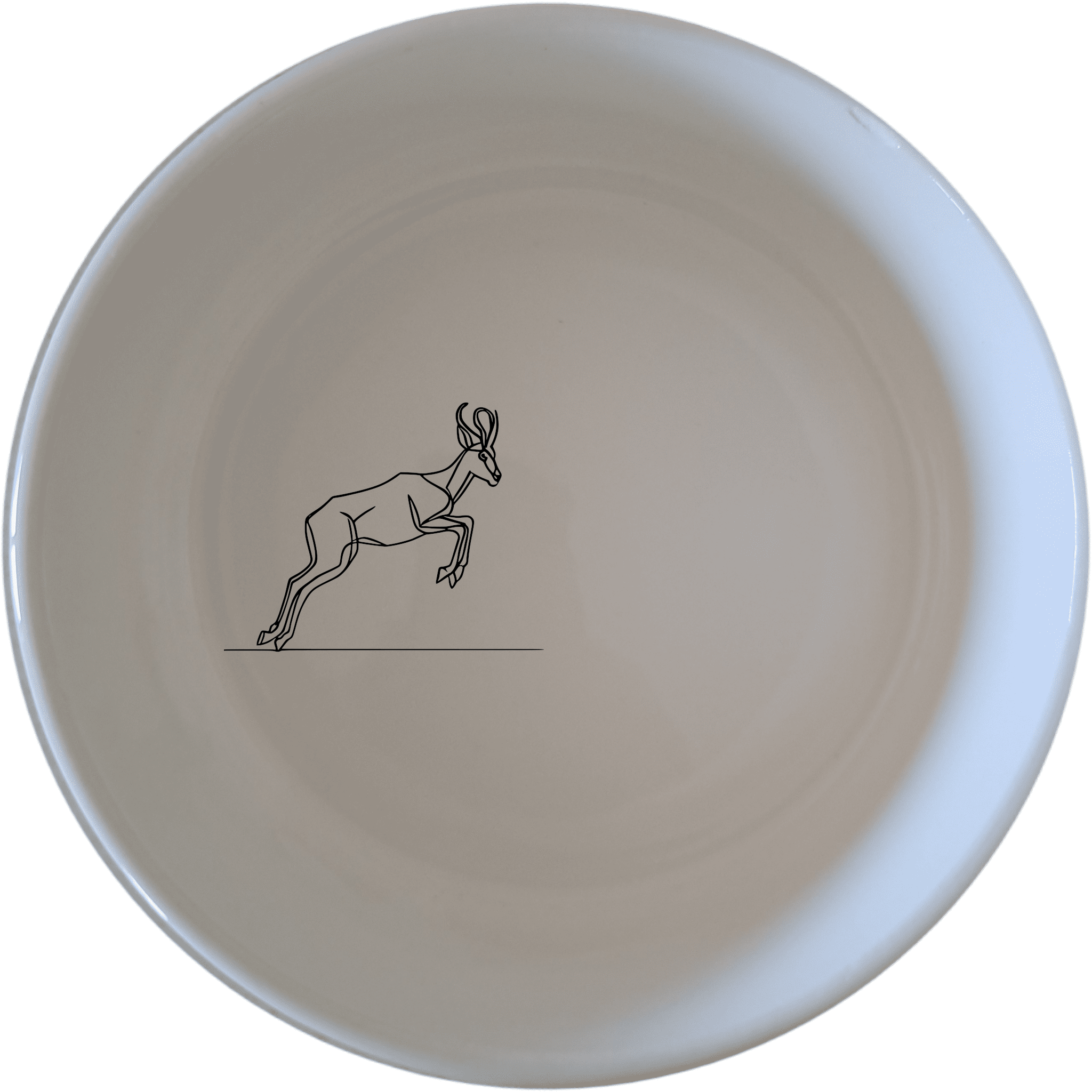 Springbok Leaping Bowl Set of 4 - Range 4 adds a touch of wildlife elegance to your table setting. Perfect for modern homes.