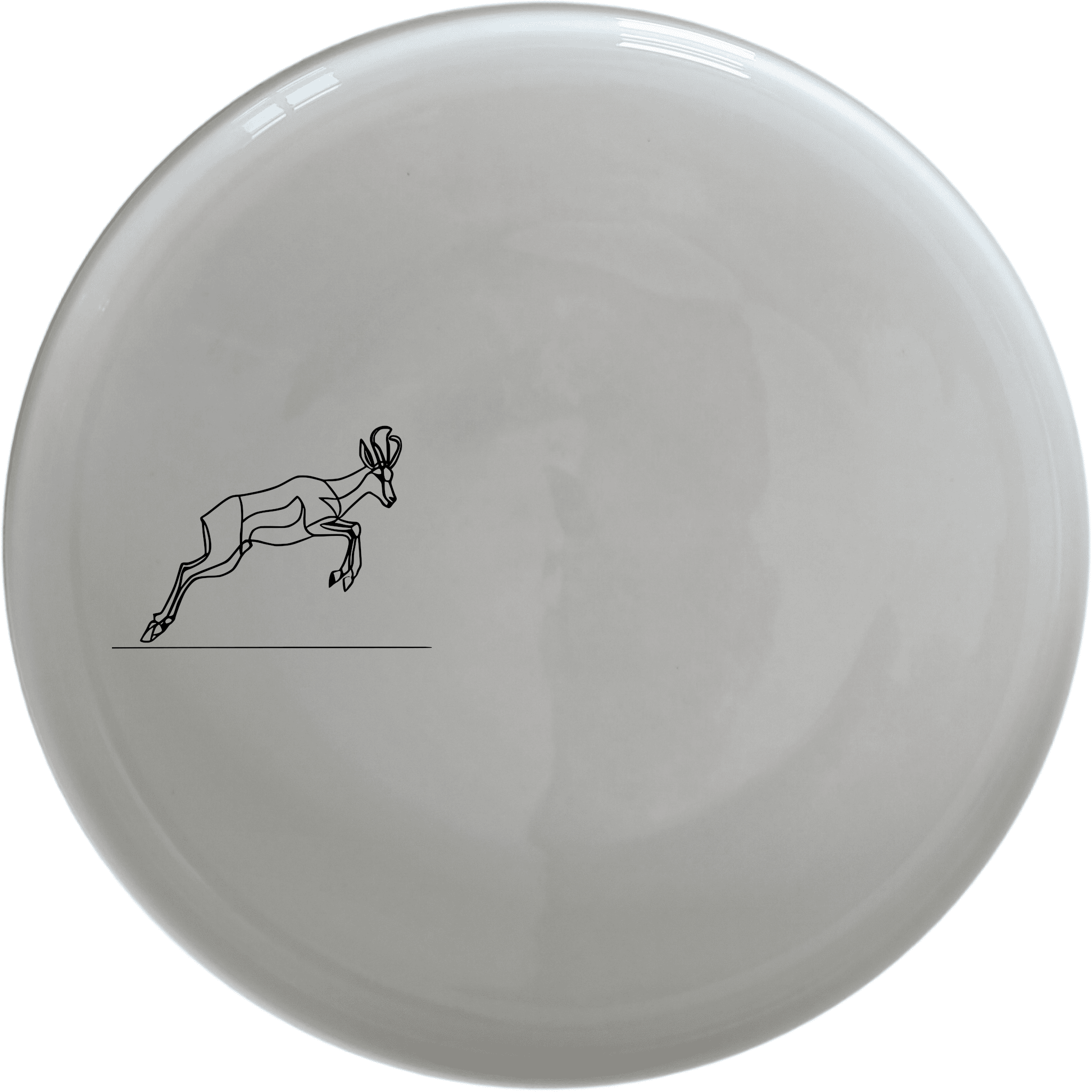 Springbok Leaping Dinner Plate Set of 4 - Range 4 adds a touch of nature to your dining table with elegant antelope designs.