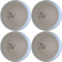 Warthog Tusk Bowl Set of 4 - Range 2 offers a unique and stylish addition to your dining collection with intricate designs.