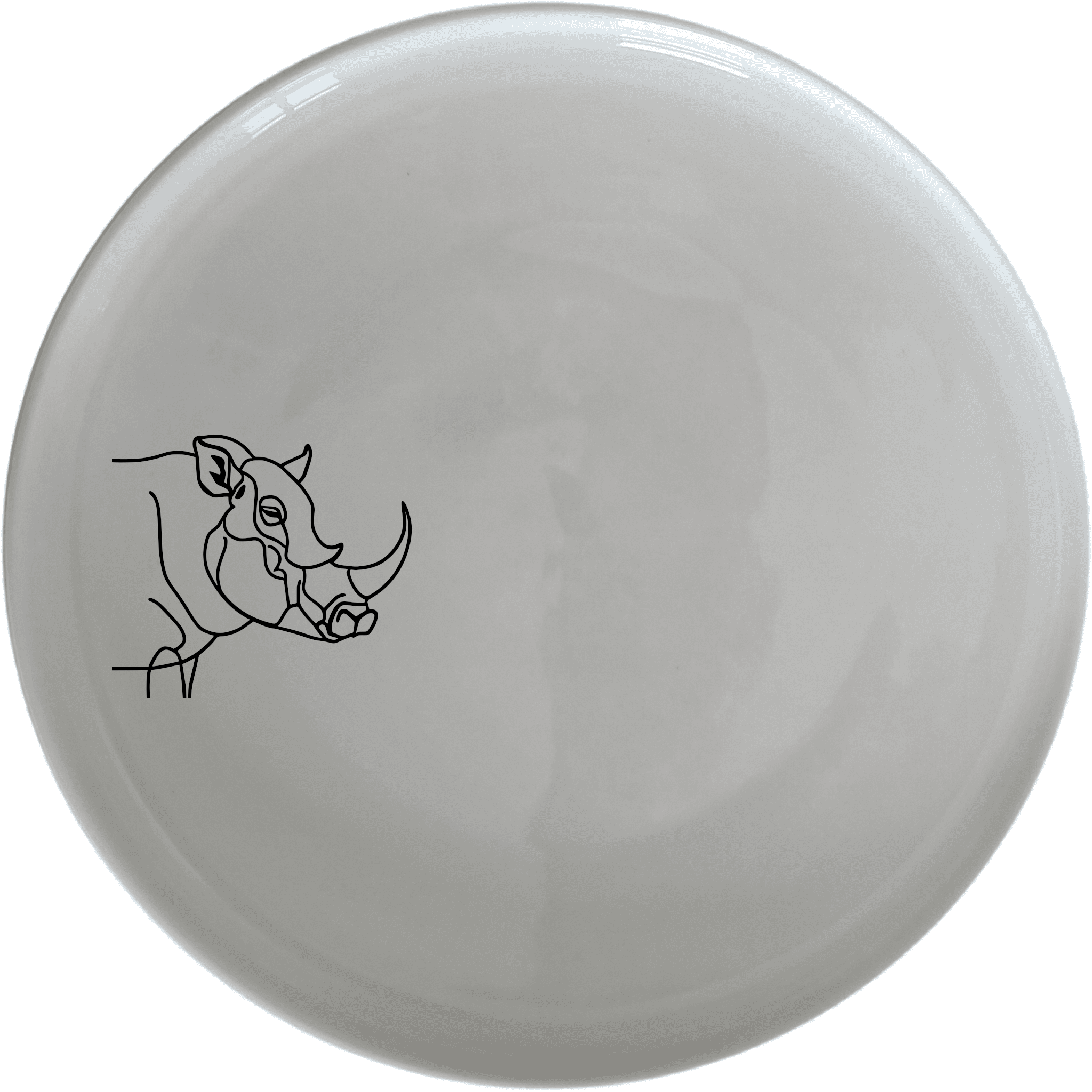 Warthog Tusk Dinner Plate Set of 4 - Range 1 adds a unique touch to your dining table with its elegant design and durable ceramic construction.