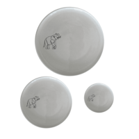 The Wise Elephant Matriarch Dinner Set of 12 brings a touch of nature to your dining table with its elegant elephant design.