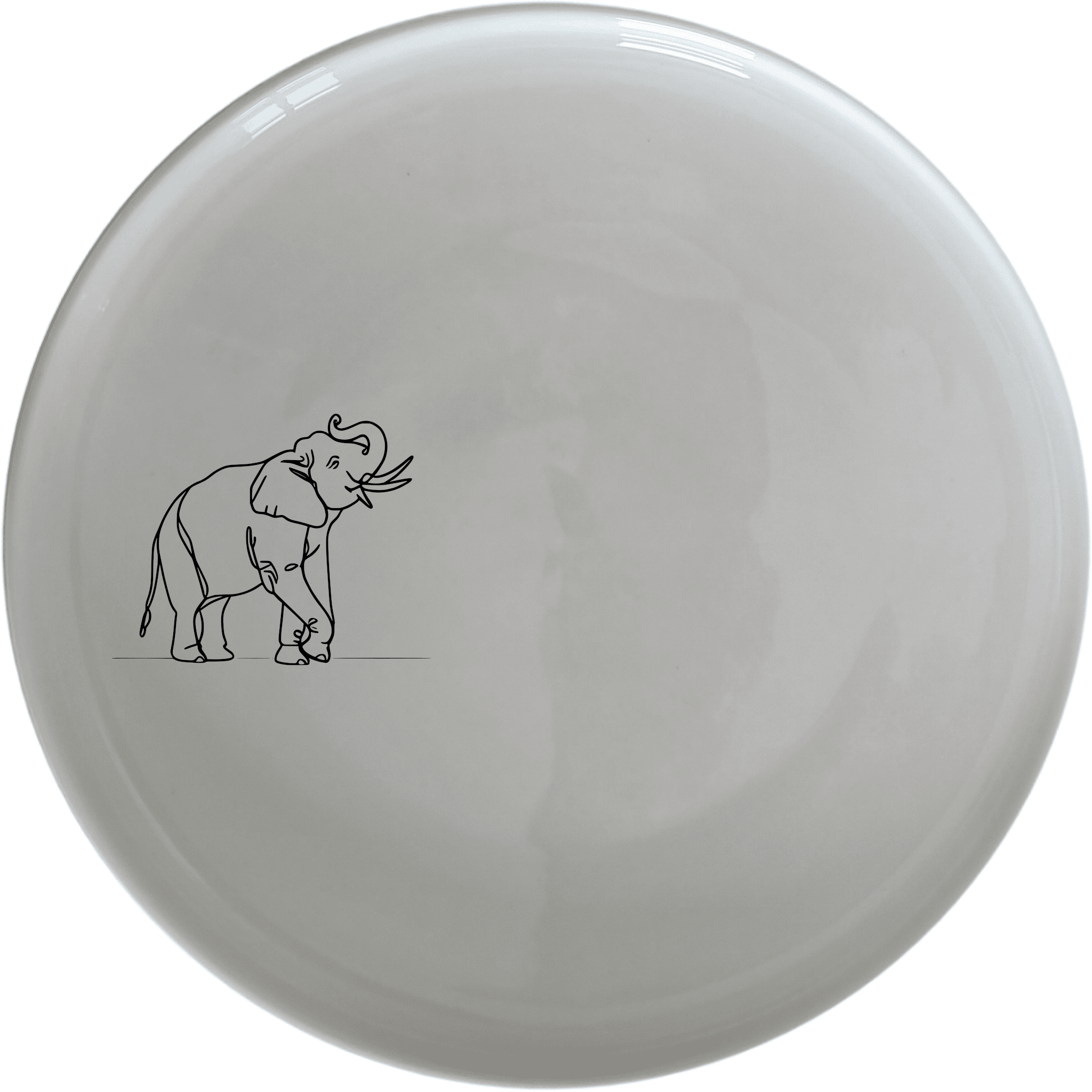 Matriarch Elephant Dinner Plate Set of 4 - Range 1 is a stylish and elegant dinner plate set featuring a unique elephant design, perfect for any dining occasion.