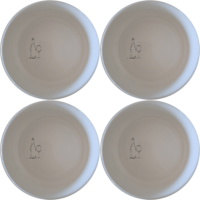 Bottle Glass Bowl Set of 4 - Range 2 is a stylish and versatile addition to your kitchen. Crafted from premium ceramic, these bowls are perfect for serving snacks, desserts, or small meals. Their modern design and durable construction make them a must-have for any home.