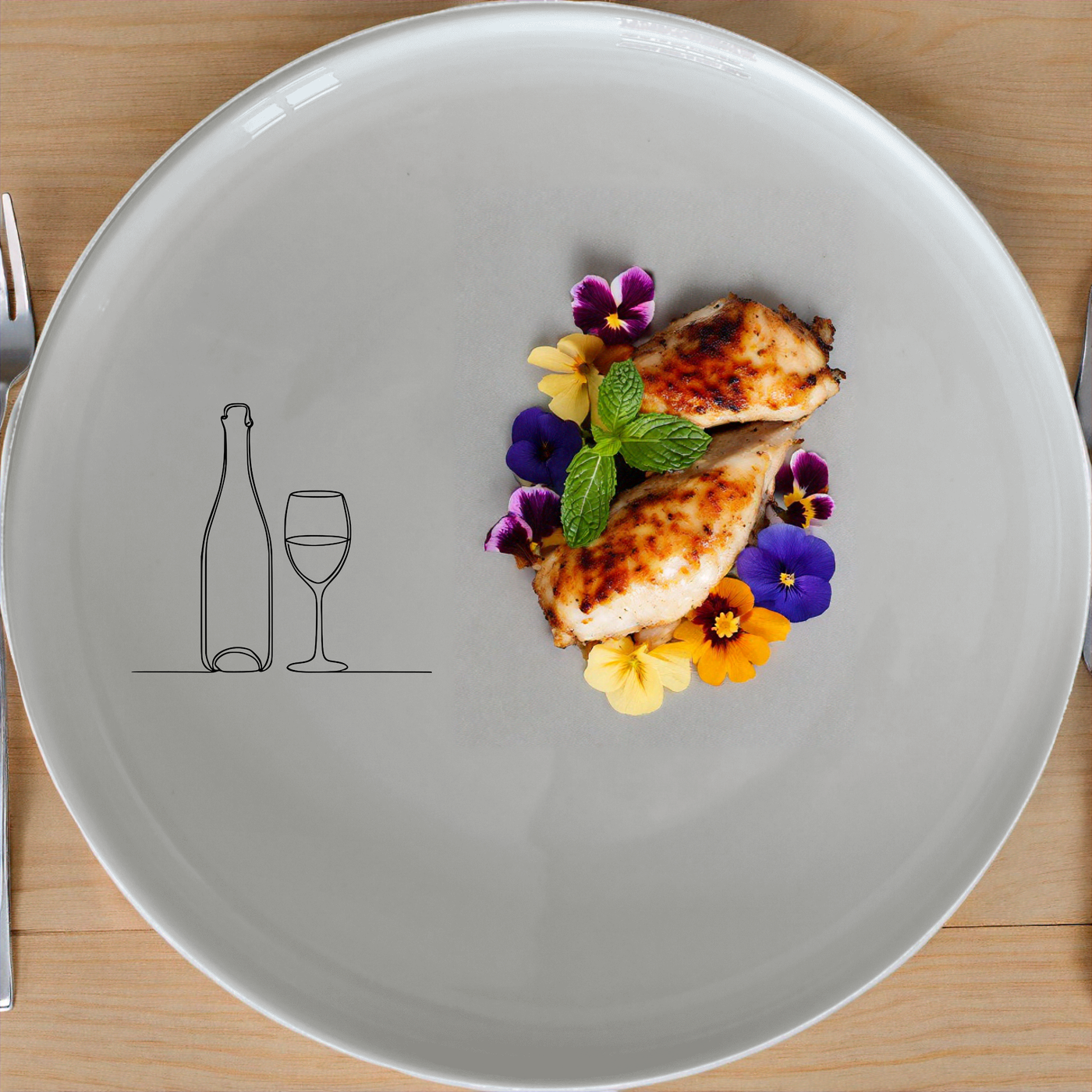 Bottle Wine Glass Dinner Set of 12 - Range 4 is a stylish and versatile dinnerware set perfect for any dining occasion.