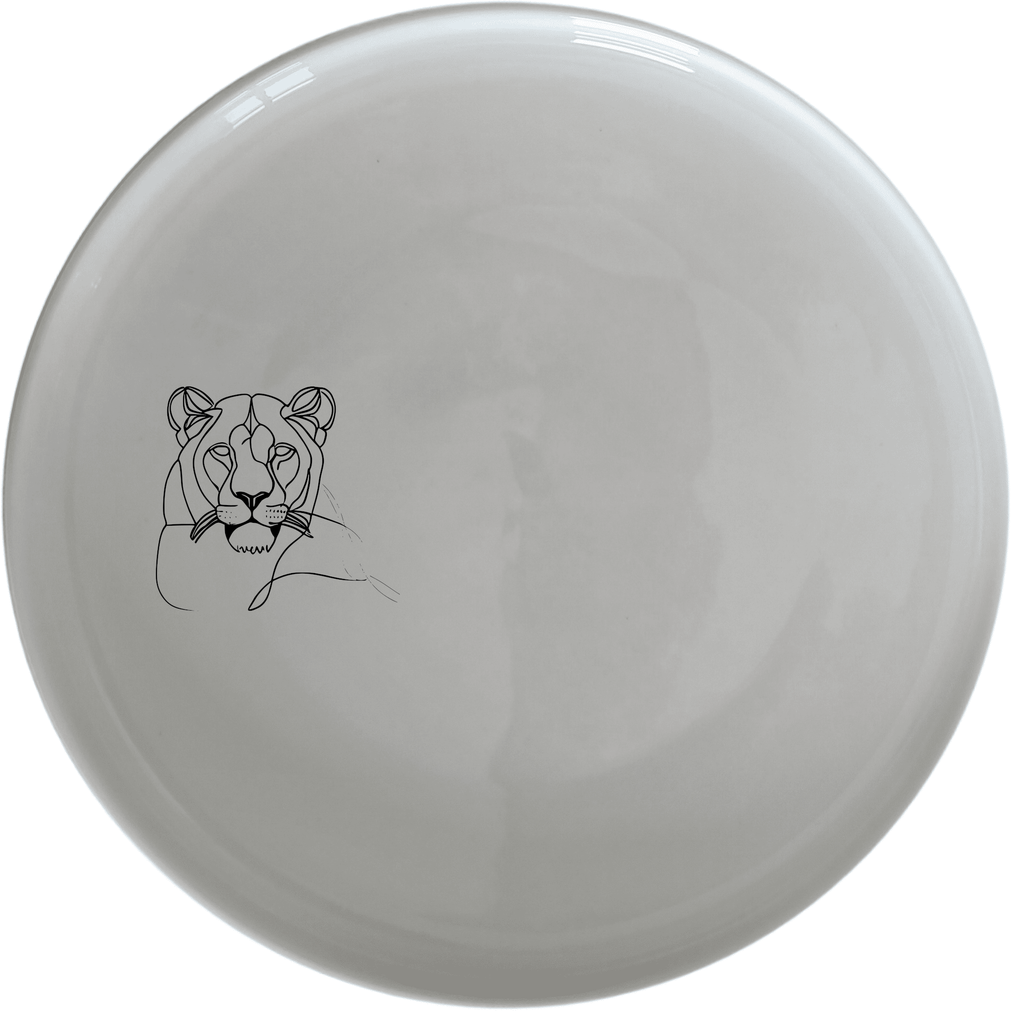 The Staring Female Lioness Dinner Set of 12 brings bold elegance to your table with striking lioness artwork on each piece.