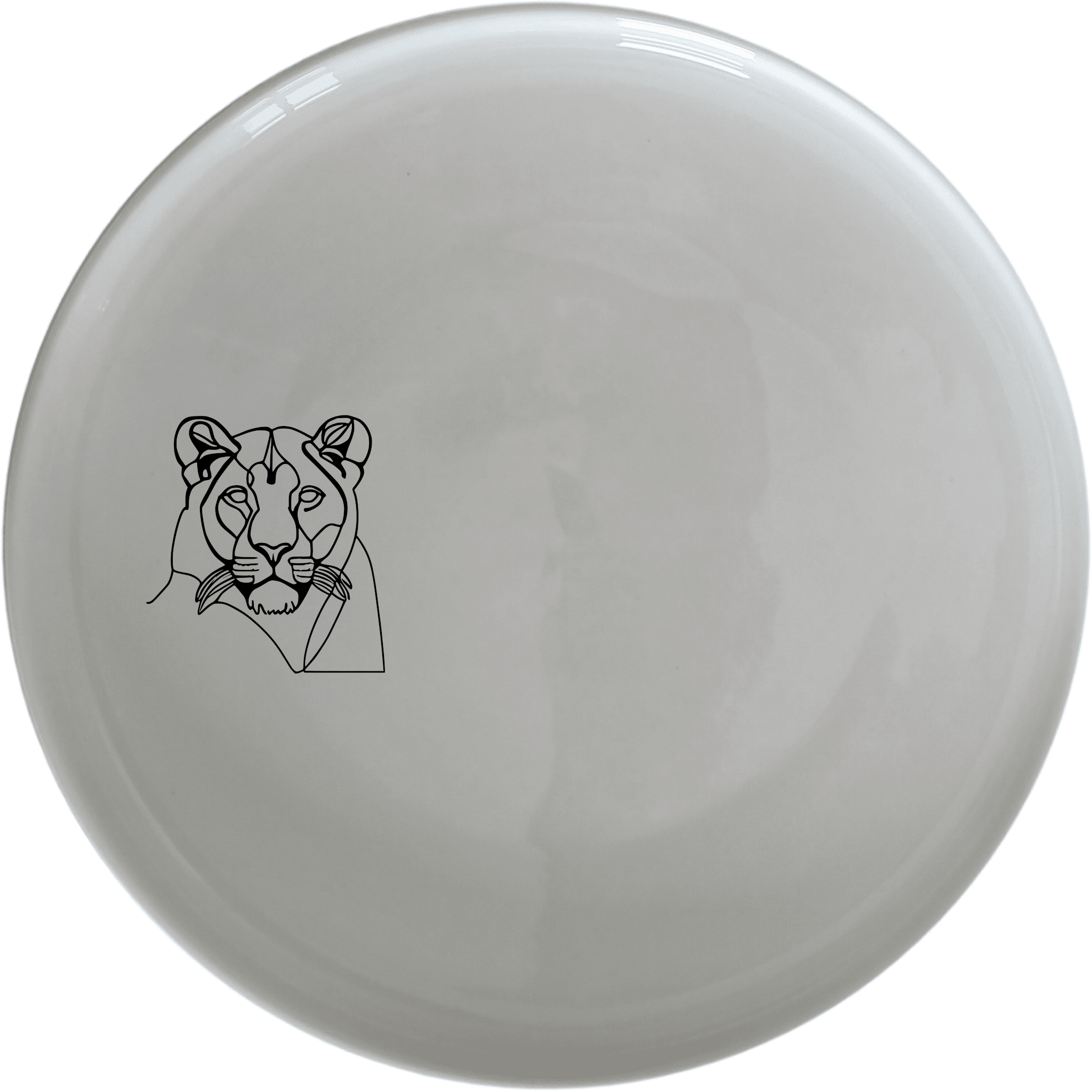Staring Female Lioness Dinner Plate Set of 4 - Range 4 adds a bold touch to your dining table with striking lioness artwork.
