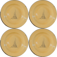 Stacked Wood Dinner Plate Set of 4 brings rustic campfire charm to every South African table.